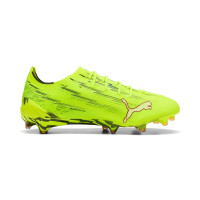 PUMA Ultra 6 Ultimate Gras Football Boots (FG) Neon Yellow Red Black