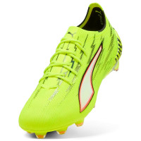 PUMA Ultra 6 Ultimate Gras Football Boots (FG) Neon Yellow Red Black