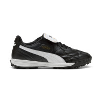 PUMA King Top Turf Football Boots (TF) Black White Gold