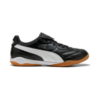 PUMA King Liga Zaalvoetbalschoenen (IN) Zwart Wit Zilver