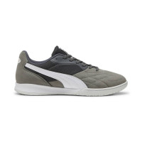 PUMA King Top Indoor Football Boots (IN) Dark Grey Grey White