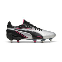 PUMA King Ultimate Crampons Vissés (SG) Argenté Noir Rose
