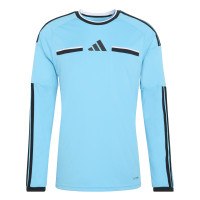 adidas REF 26 Scheidsrechtersshirt Lange Mouwen Blauw Zwart