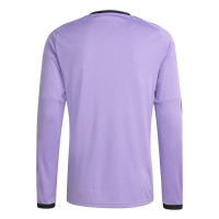adidas REF 26 Long Sleeve Referee Shirt Purple Black