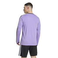 adidas REF 26 Long Sleeve Referee Shirt Purple Black