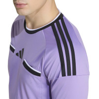 adidas REF 26 Long Sleeve Referee Shirt Purple Black