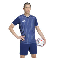adidas Entrada 26 GFX Football Shirt Dark Blue White