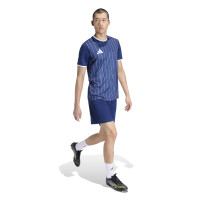 adidas Entrada 26 GFX Football Shirt Dark Blue White