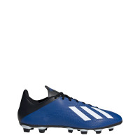 adidas X 19.4 Gras / Kunstgras Voetbalschoenen (FxG) Blauw Wit Zwart