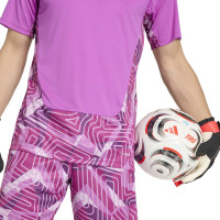 adidas Tiro 26 Competition Keeperstenue Korte Mouwen Roze