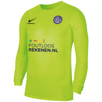 ASV Blauw Wit Keepersshirt Kids Neongeel