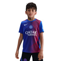 Nike Paris Saint-Germain Pre-Match Training Shirt 2025-2026 Kids Blue Red White