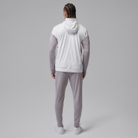 Nike Paris Saint-Germain Strike Hooded Full-Zip Tracksuit 2025-2026 White Grey Black