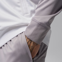 Nike Paris Saint-Germain Strike Hooded Full-Zip Tracksuit 2025-2026 White Grey Black