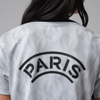 Nike Paris Saint-Germain x Jordan Pre-Match Training Shirt 2025-2026 Kids Grey Black