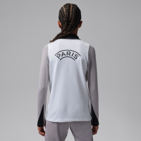 Nike Paris Saint-Germain x Jordan Strike Trainingspak 1/4-Zip 2025-2026 Kids Wit Grijs Zwart