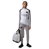 Nike Paris Saint-Germain x Jordan Strike Training sweater 1/4-Zip 2025-2026 Kids White Grey Black