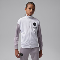 Nike Paris Saint-Germain x Jordan Strike 1/4-Zip Tracksuit 2025-2026 Kids White Grey Black