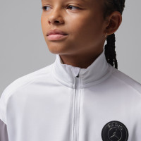 Nike Paris Saint-Germain x Jordan Strike 1/4-Zip Tracksuit 2025-2026 Kids White Grey Black