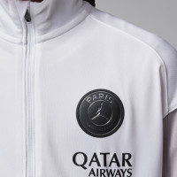 Nike Paris Saint-Germain x Jordan Strike 1/4-Zip Tracksuit 2025-2026 Kids White Grey Black