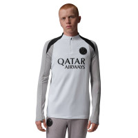 Nike Paris Saint-Germain x Jordan Strike Trainingspak 1/4-Zip 2025-2026 Wit Grijs Zwart