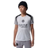 Nike Paris Saint-Germain x Jordan Strike Trainingsset 2025-2026 Kids Donkergrijs Wit Zwart