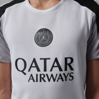 Nike Paris Saint-Germain x Jordan Strike Trainingsset 2025-2026 Kids Donkergrijs Wit Zwart