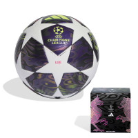 adidas UEFA Champions League League Ballon de Foot Boîte 2025-2026 Mauve Blanc Jaune