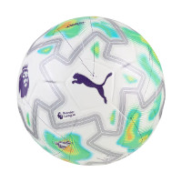 PUMA Orbita Match Premier League Thrill Ballon de Foot Taille 5 2025-2026 Blanc Multicolore
