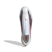 adidas F50 Lamine Yamal Elite Veterloze Gras Voetbalschoenen (FG) Wit Felrood Zwart