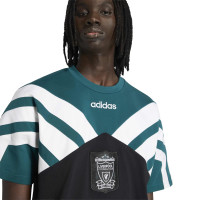 adidas Liverpool T-Shirt 1995-1996 Zwart Groen Wit