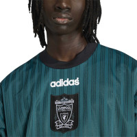 adidas Liverpool T-Shirt 1995-1996 Groen Zwart Wit
