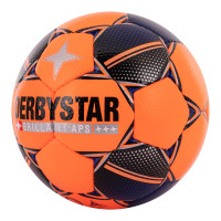 Derbystar Brillant ABS Sneeuw Voetbal Maat 5 Oranje Blauw Zwart