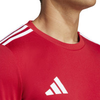 adidas Squadra 25 Voetbalshirt Lange Mouwen Rood Wit