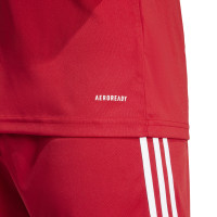 adidas Squadra 25 Voetbalshirt Lange Mouwen Rood Wit
