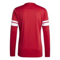 adidas Squadra 25 Voetbalshirt Lange Mouwen Rood Wit