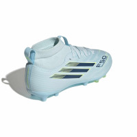 adidas F50 Sparkfusion League Gras / Kunstgras Voetbalschoenen (MG) Kids Lichtblauw Donkerblauw Neongeel