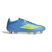 adidas F50 Elite IJzeren-Nop Voetbalschoenen (SG) Blauw Neongeel