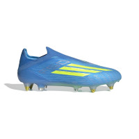 adidas F50 Elite Veterloze IJzeren-Nop Voetbalschoenen (SG) Blauw Neongeel