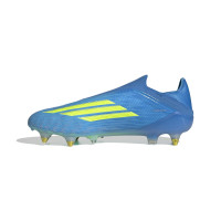 adidas F50 Elite Laceless Iron Stud Football Boots (SG) Blue Neon Yellow