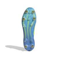 adidas F50 Elite Laceless Iron Stud Football Boots (SG) Blue Neon Yellow
