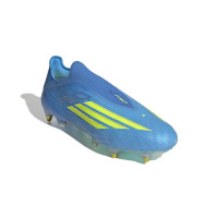 adidas F50 Elite Laceless Iron Stud Football Boots (SG) Blue Neon Yellow