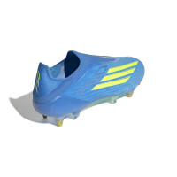 adidas F50 Elite Laceless Iron Stud Football Boots (SG) Blue Neon Yellow