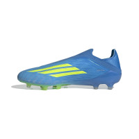 adidas F50 Elite Laceless Artificial Grass Football Boots (AG) Blue Neon Yellow
