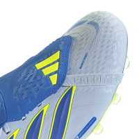 adidas Predator Elite FT Artificial Grass Football Boots (AG) Light Blue Blue Yellow