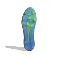 adidas F50 Elite Artificial Grass Football Boots (AG) Blue Neon Yellow