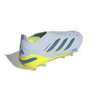 adidas Predator Elite Laceless Artificial Grass Football Boots (AG) Light Blue Blue Yellow