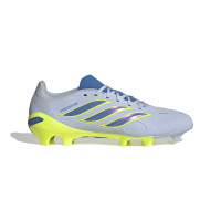 adidas Predator League Gras Voetbalschoenen (FG) Lichtblauw Blauw Geel