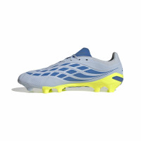 adidas Predator League Gras Voetbalschoenen (FG) Lichtblauw Blauw Geel