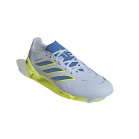 adidas Predator League Gras Voetbalschoenen (FG) Lichtblauw Blauw Geel